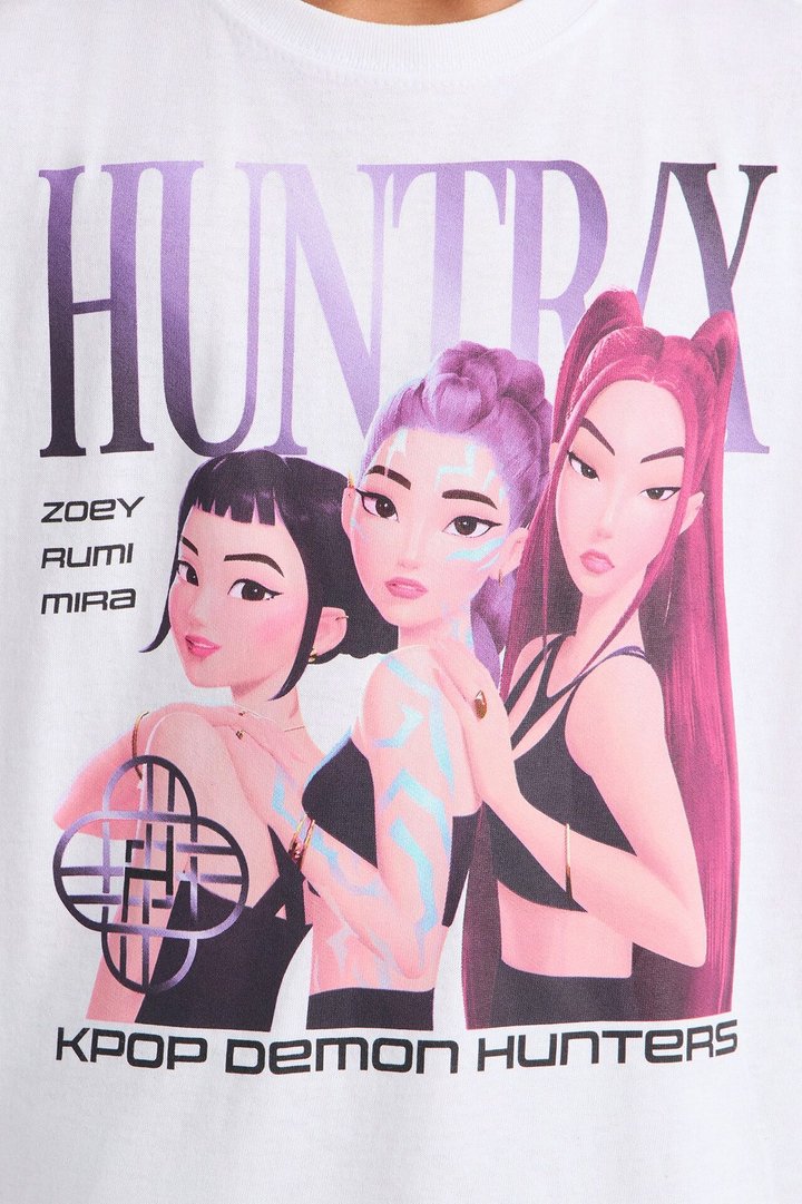Mini Huntrix Short Sleeve Tee - White