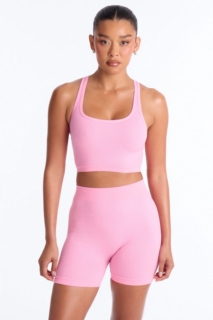 Avery Seamless Short Set - Pink