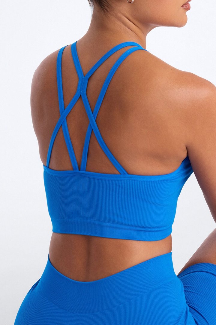 Avery Seamless Short Set - Blue