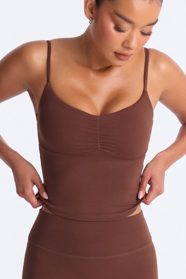 Natasha Active Legging Set - Chocolate