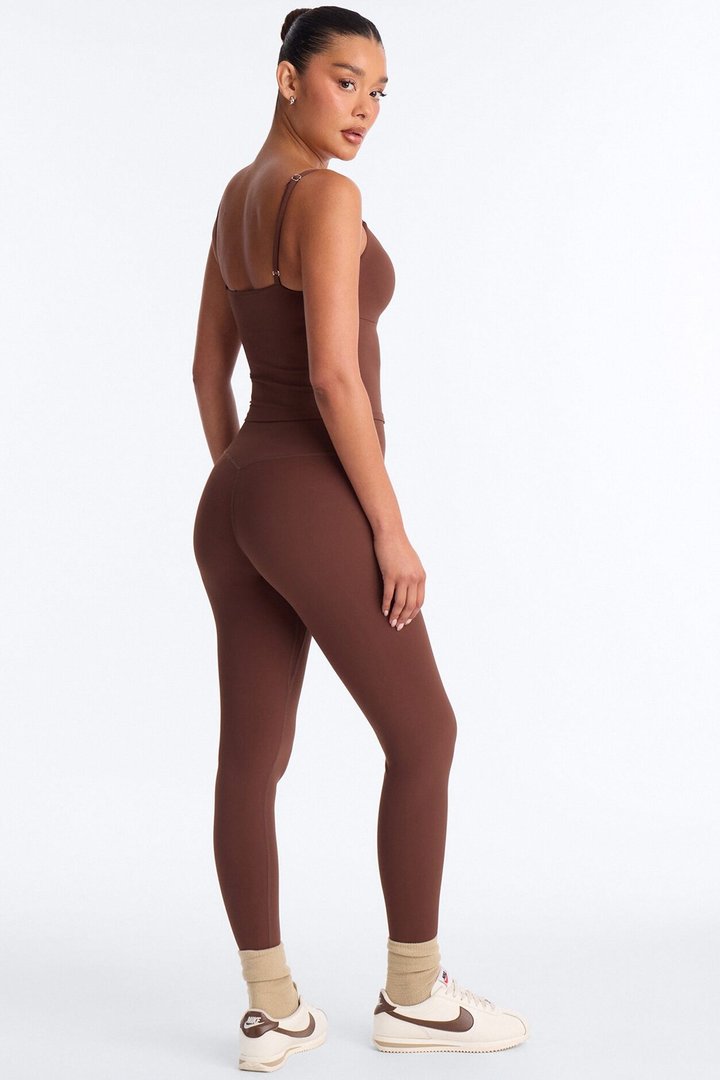 Natasha Active Legging Set - Chocolate