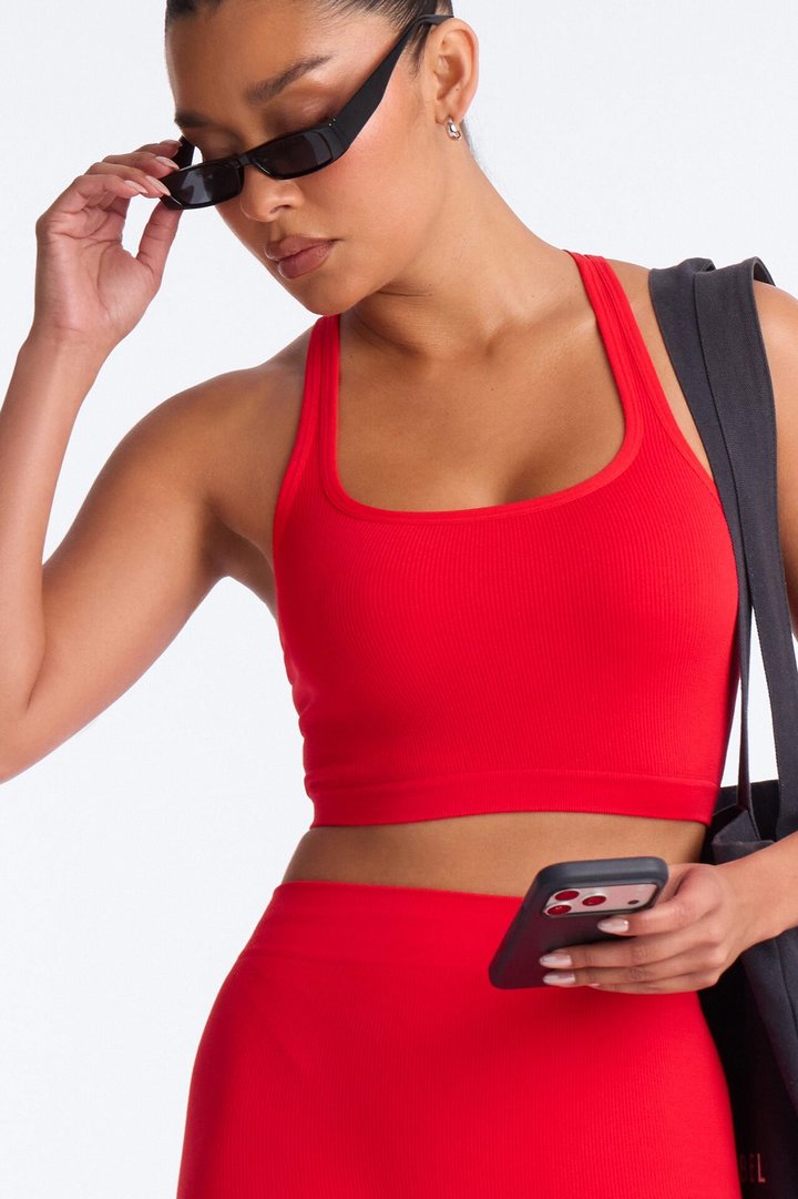 Avery Seamless Short Set - Red