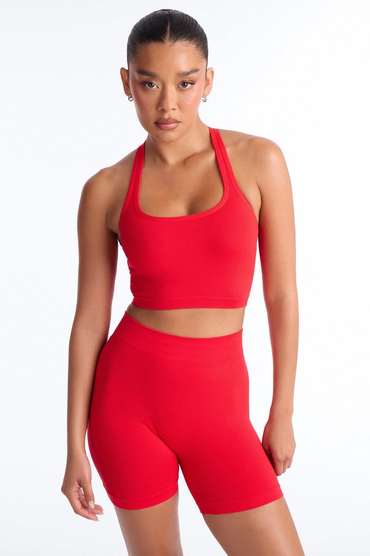 Avery Seamless Short Set - Red