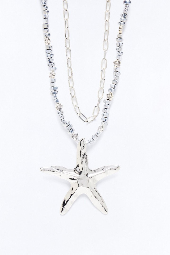 Sea Side Sadie Necklace - Silver