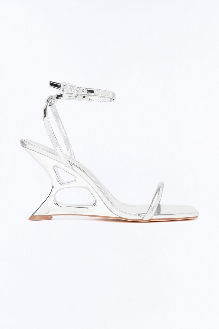 Bax Novelty Wedges - Silver