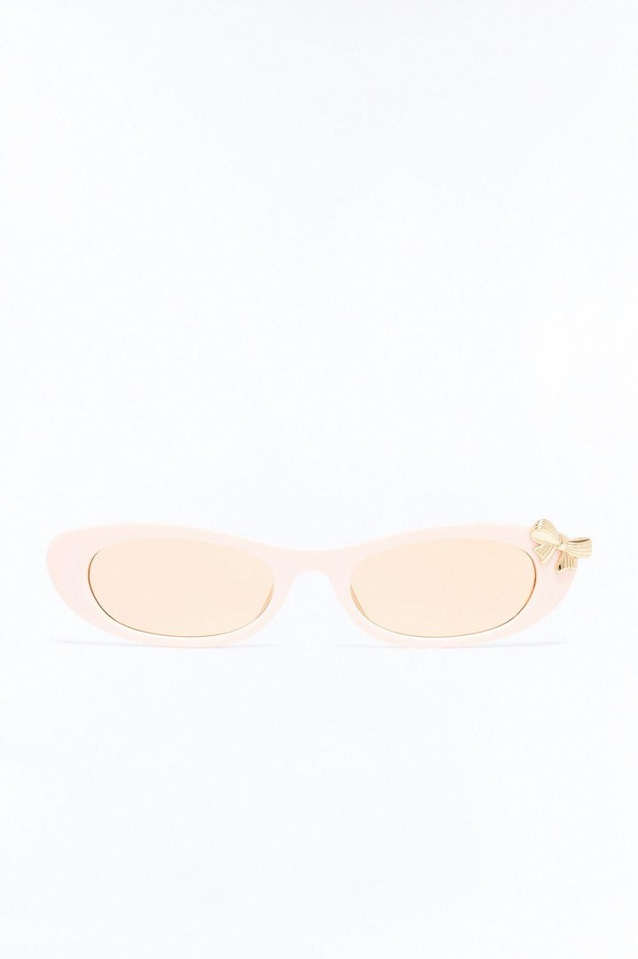 Pretty In Bow Sunglasses - Pink