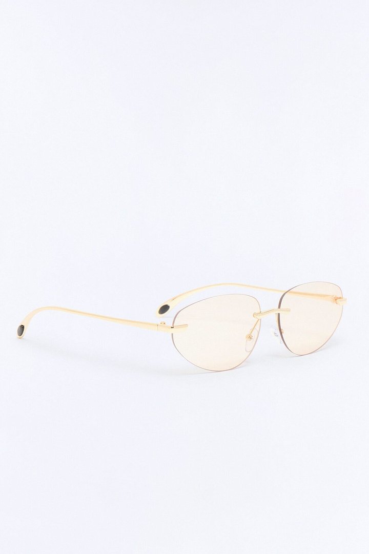 Regaining Power Sunglasses - Gold/Pink