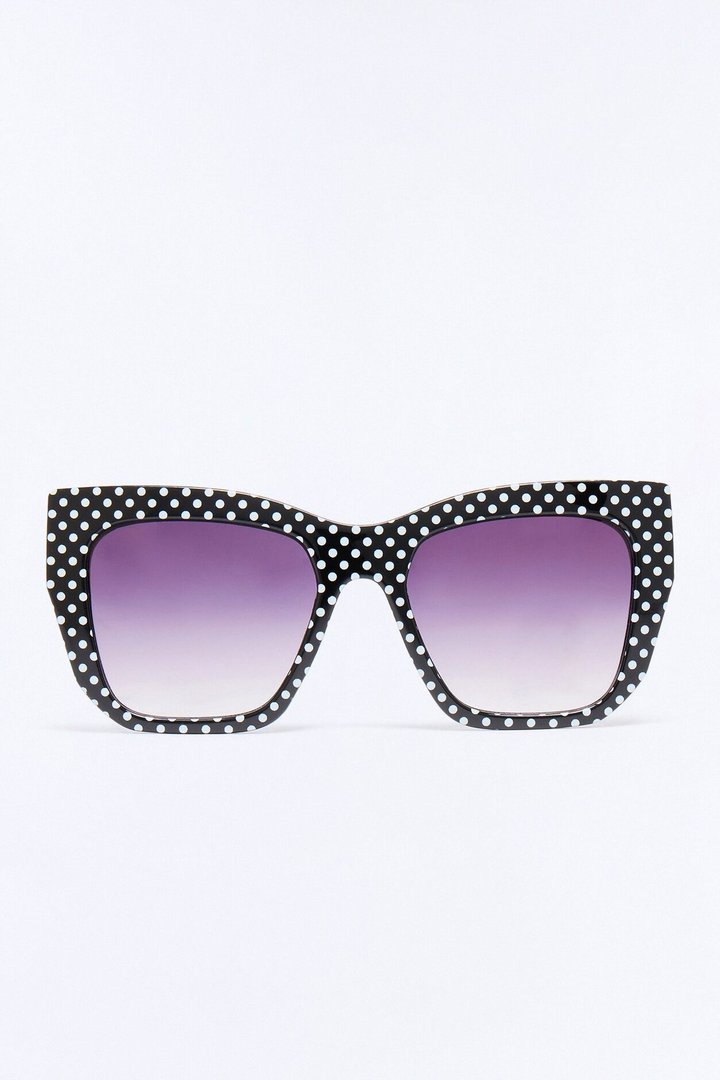 Dottie Mae Sunglasses - Black/White