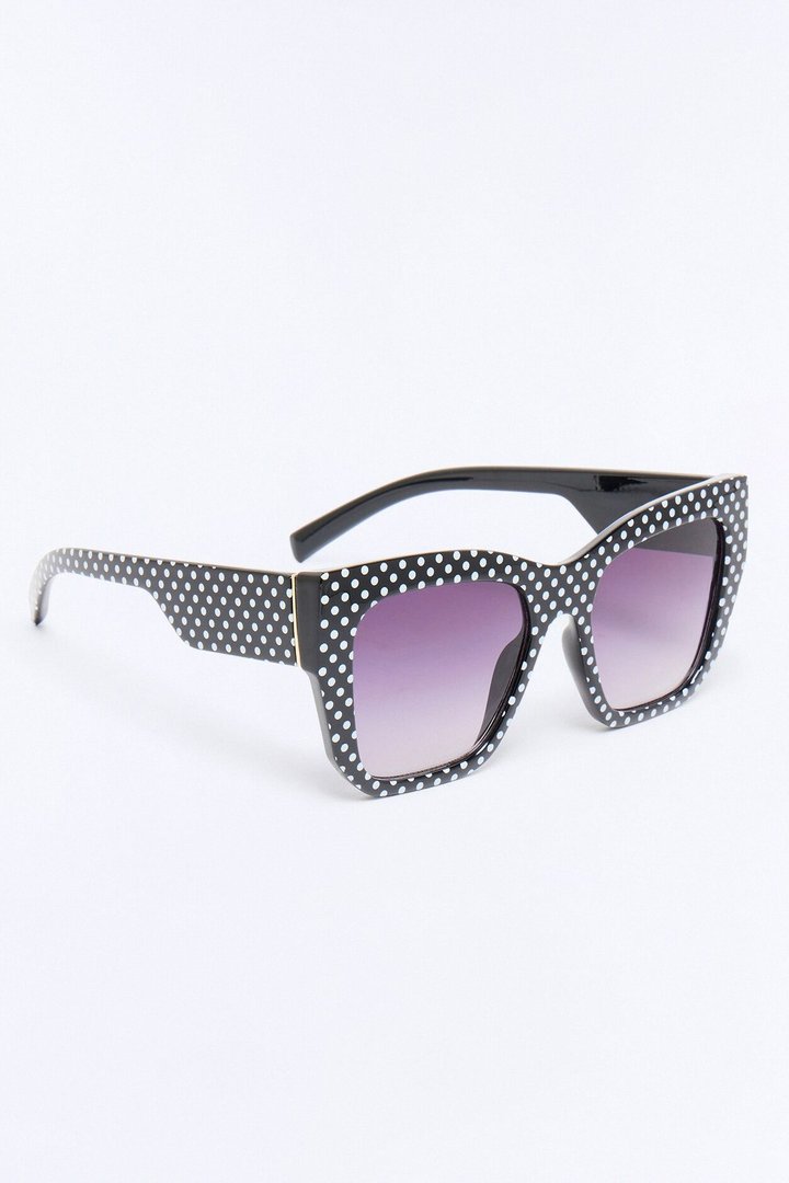 Dottie Mae Sunglasses - Black/White