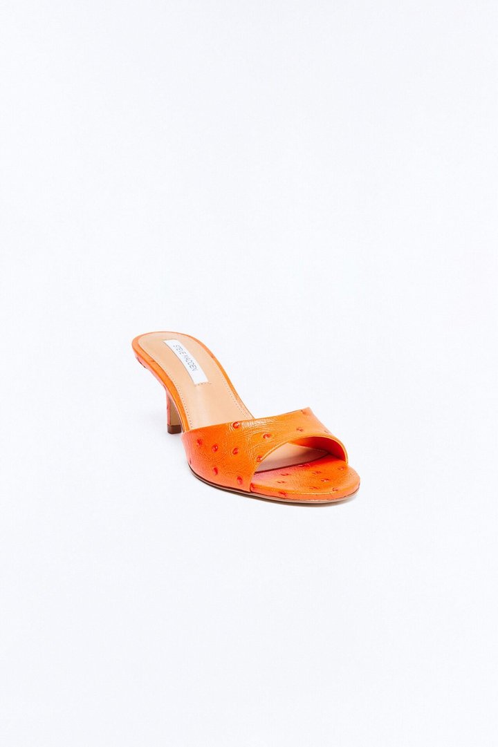 Steve Madden Kendrix Leather Heels - Orange