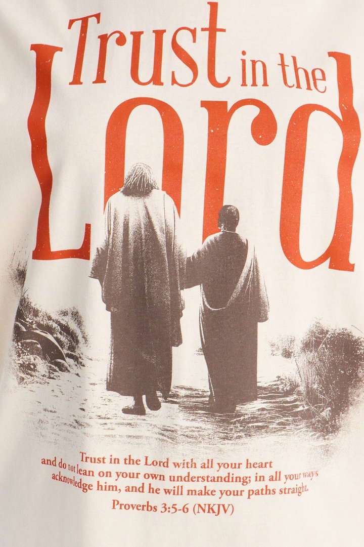Trust In The Lord Tee - Off White