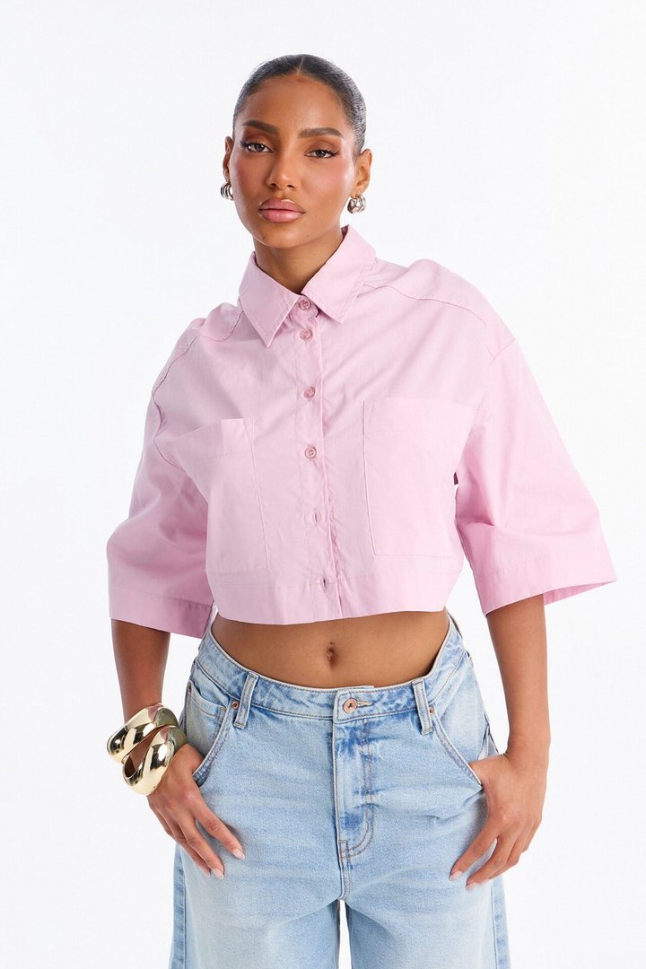 Busy Weekends Poplin Shirt - Lilac