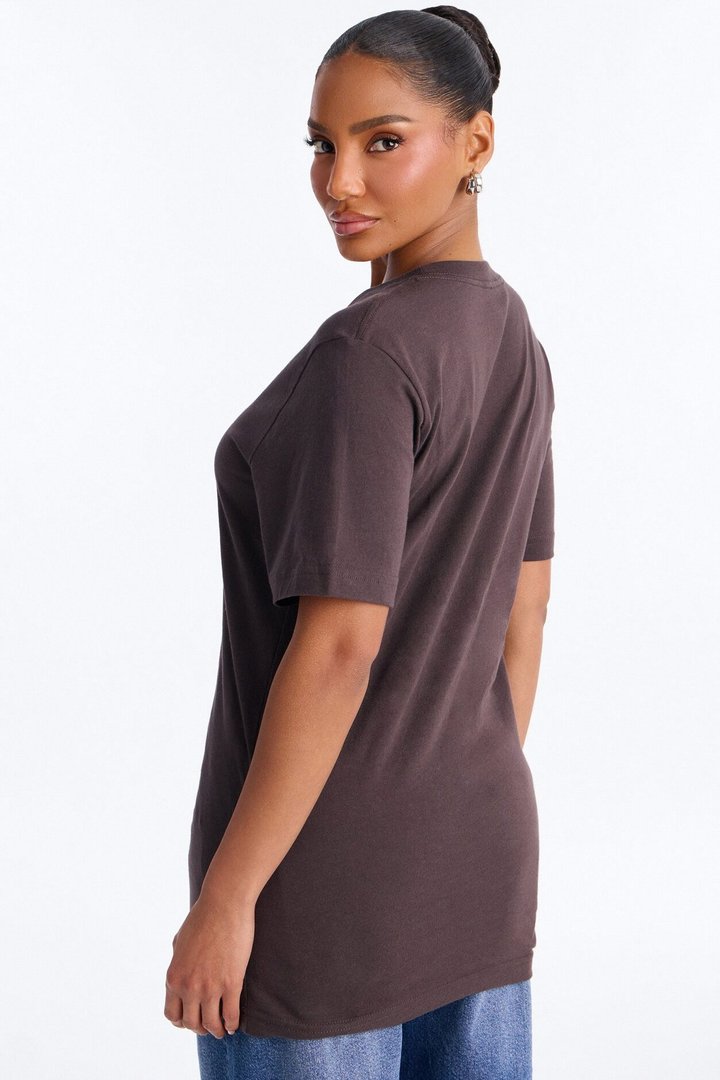 Your Favorite Everyday Essential T Shirt - Brown