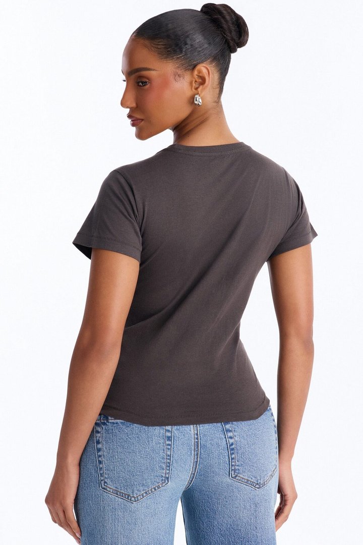 Most Essential Baby Tee - Black Wash