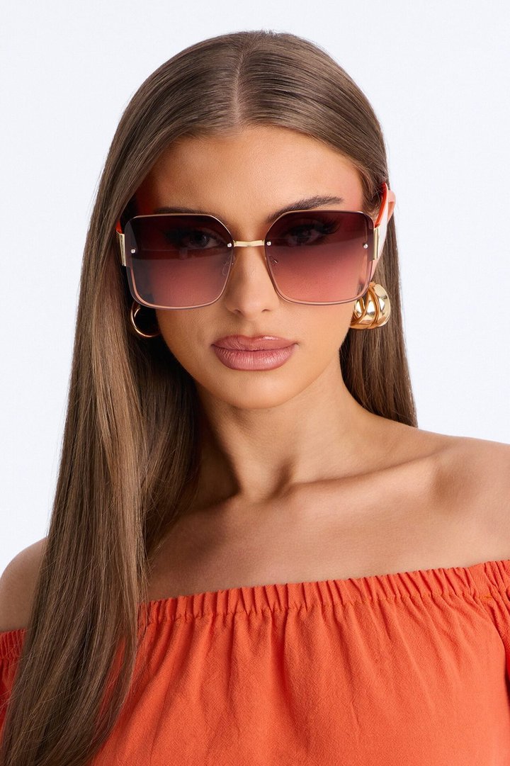 Sugar Plum Sunglasses - Gold/Orange