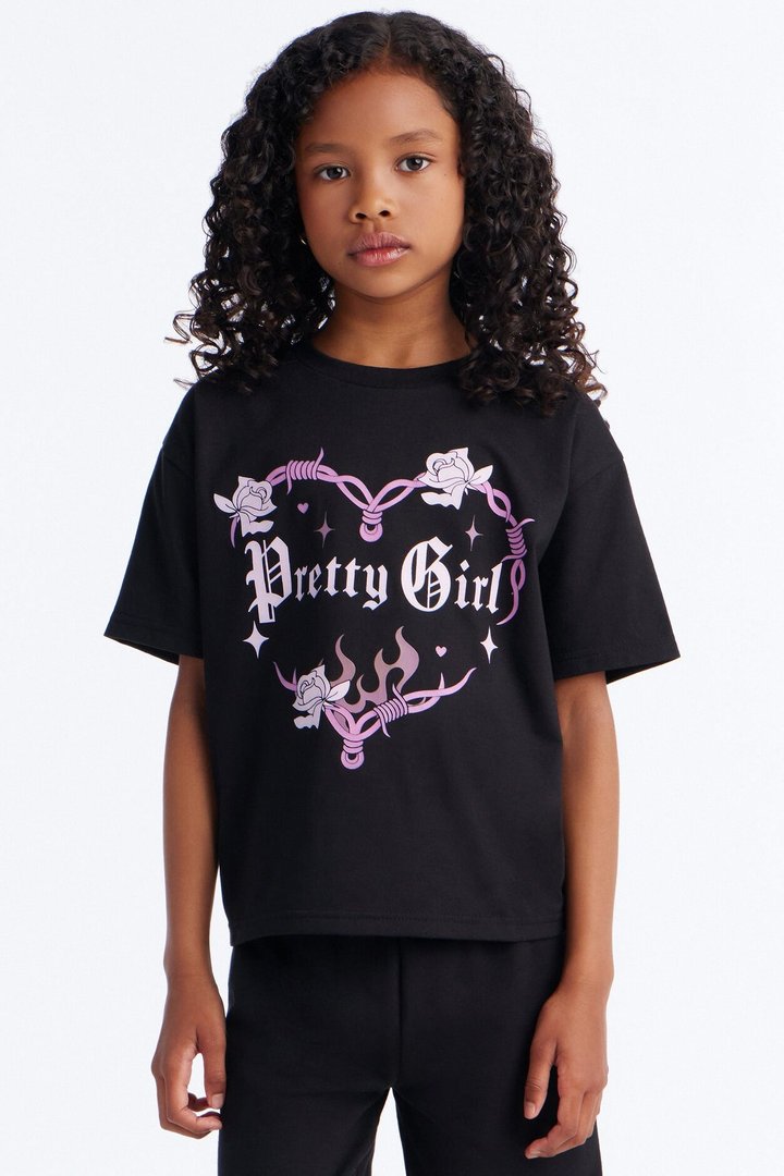 Mini Pretty Girl Life Short Set - Black