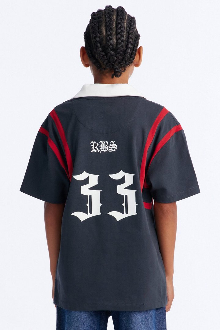 Mini Relaxed Still Moving Polo - Black