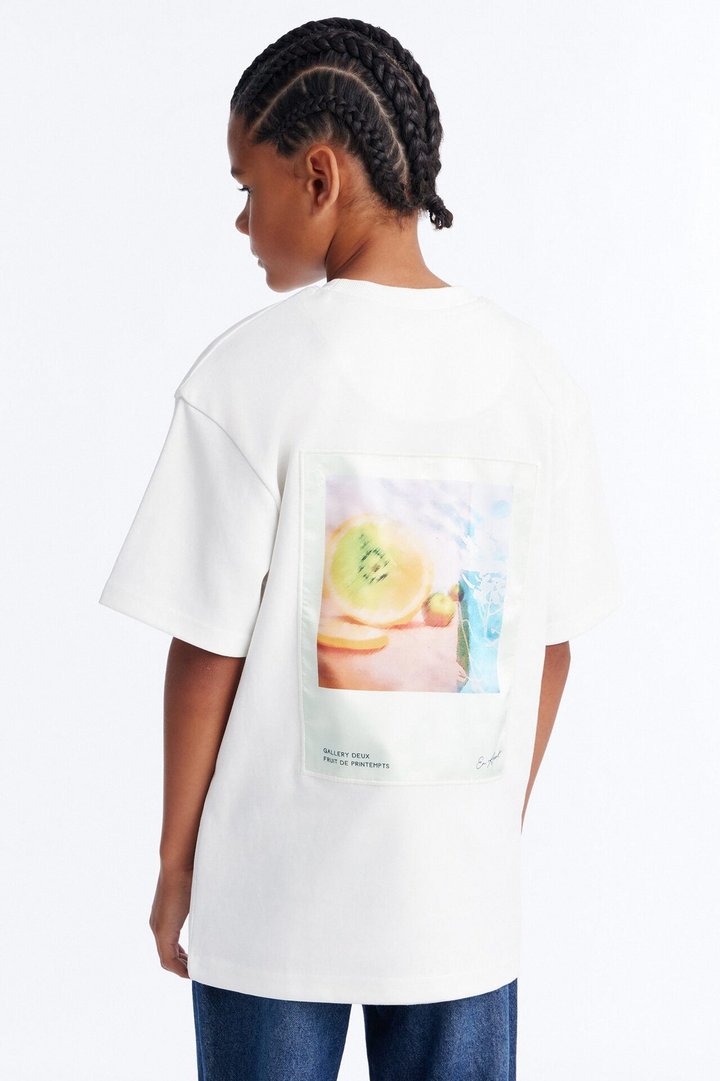 Mini Life Is So Simple Short Sleeve Tee - White