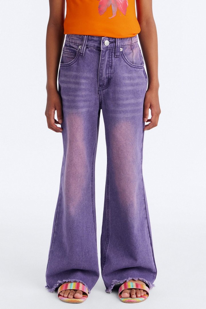 Mini Ashtin Baggy Jeans - Purple