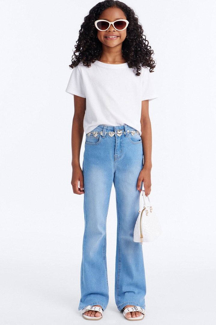 Mini All About It Bootcut Jeans - Light Wash