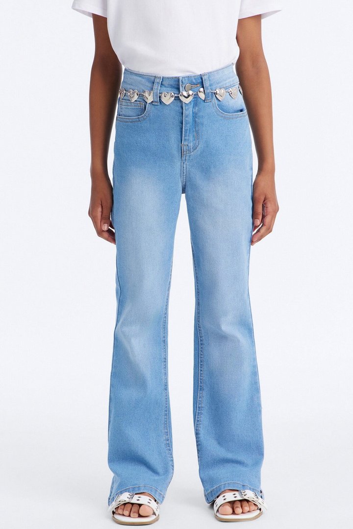 Mini All About It Bootcut Jeans - Light Wash