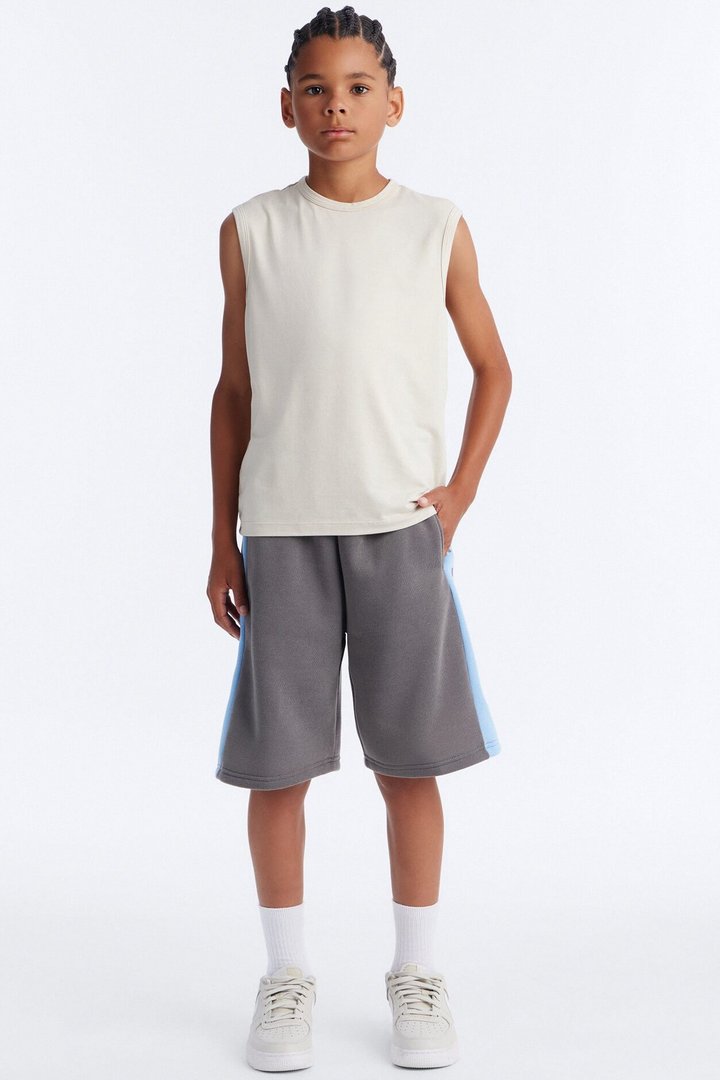 Mini Make Way For the Legend Fleece Shorts - Grey/combo