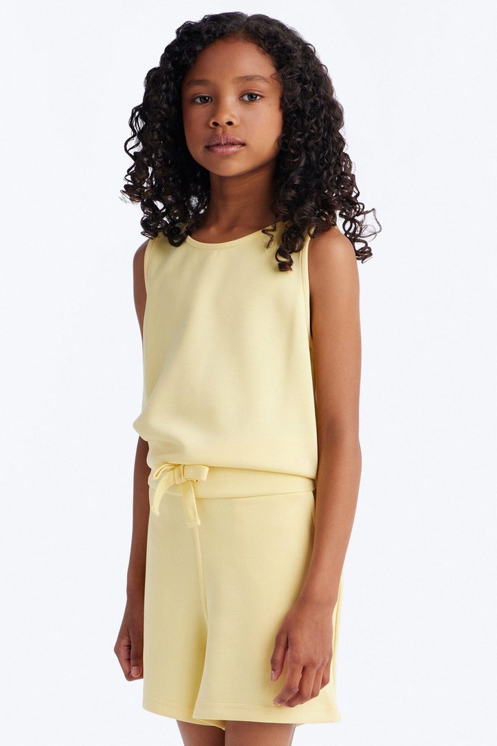 Mini A Sunny Day Romper - Butter Yellow