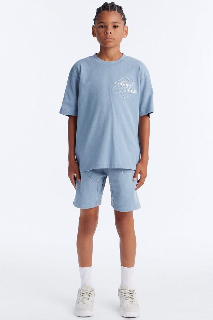 Mini Still A Saint Short Sleeve Tee - Light Blue
