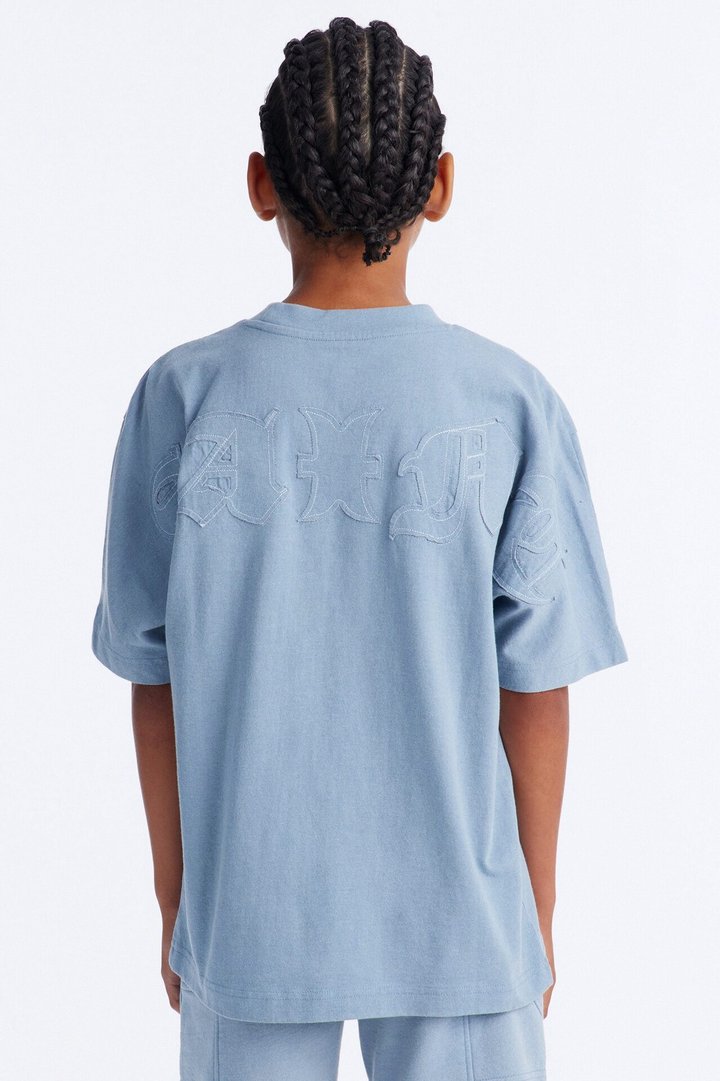 Mini Still A Saint Short Sleeve Tee - Light Blue