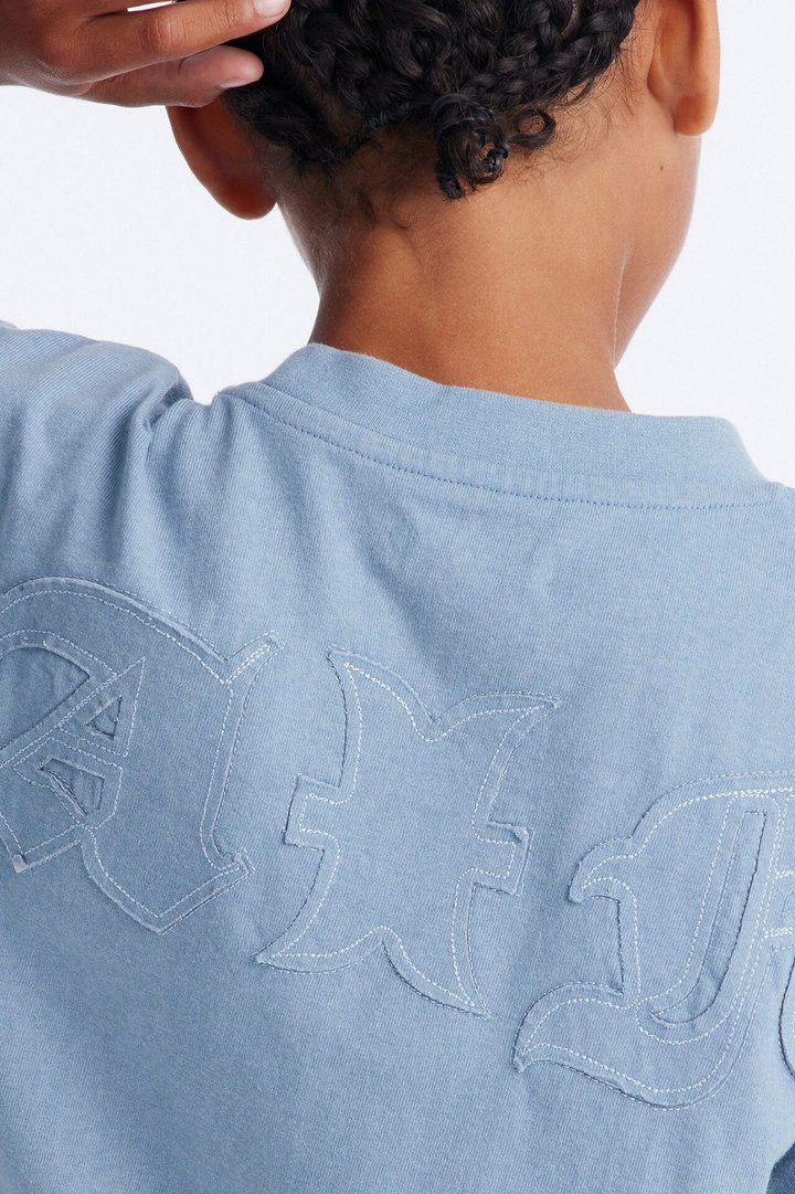 Mini Still A Saint Short Sleeve Tee - Light Blue