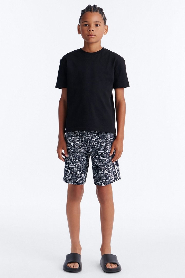 Mini Outlaw Tides Board Short - Black