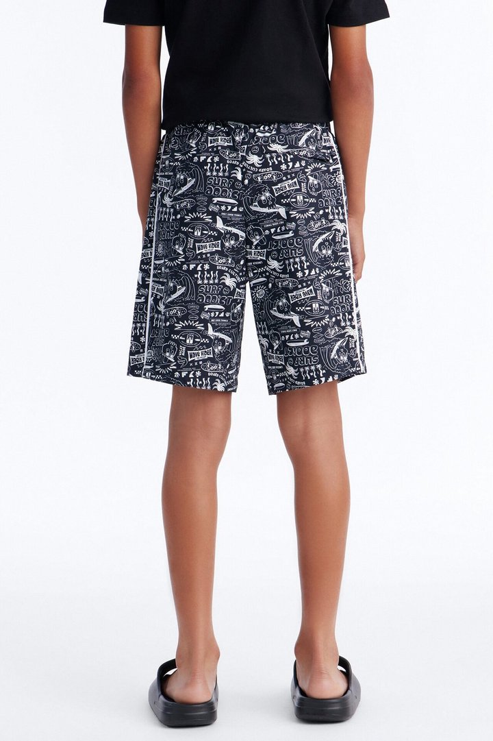 Mini Outlaw Tides Board Short - Black