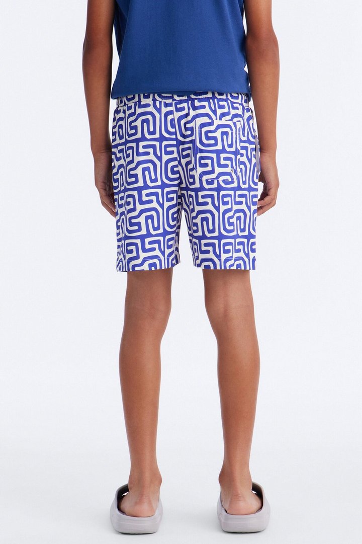 Mini Lonian Tessera Swim Trunk - Blue