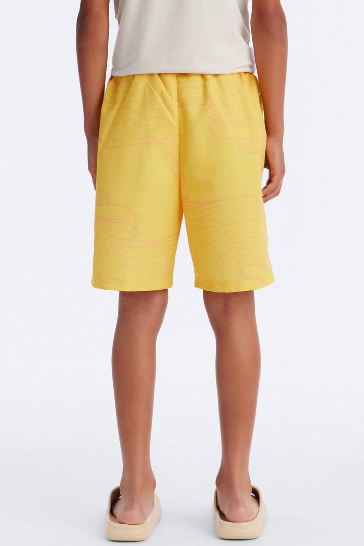 Mini Southpole Truth and Liberty Swim Trunk - Yellow