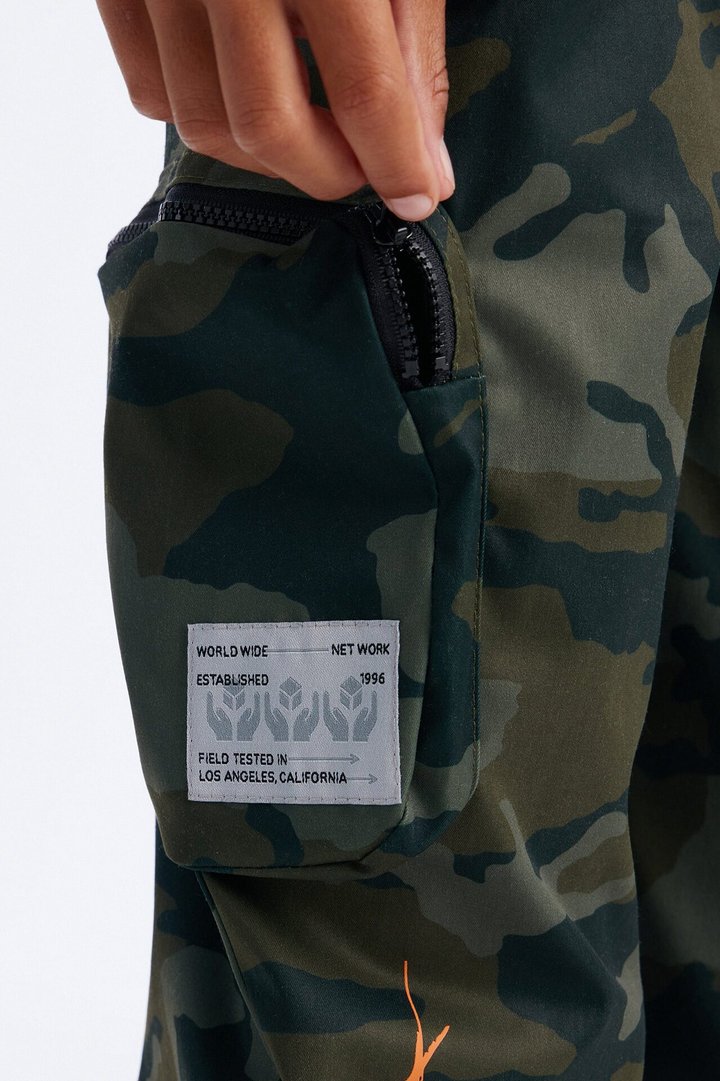 Mini Watch Me Cargo Pants - Camouflage