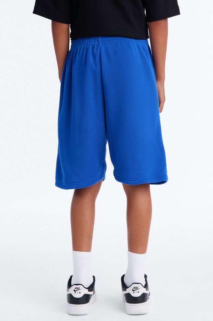 Mini Team Captain Fleece Shorts - Blue