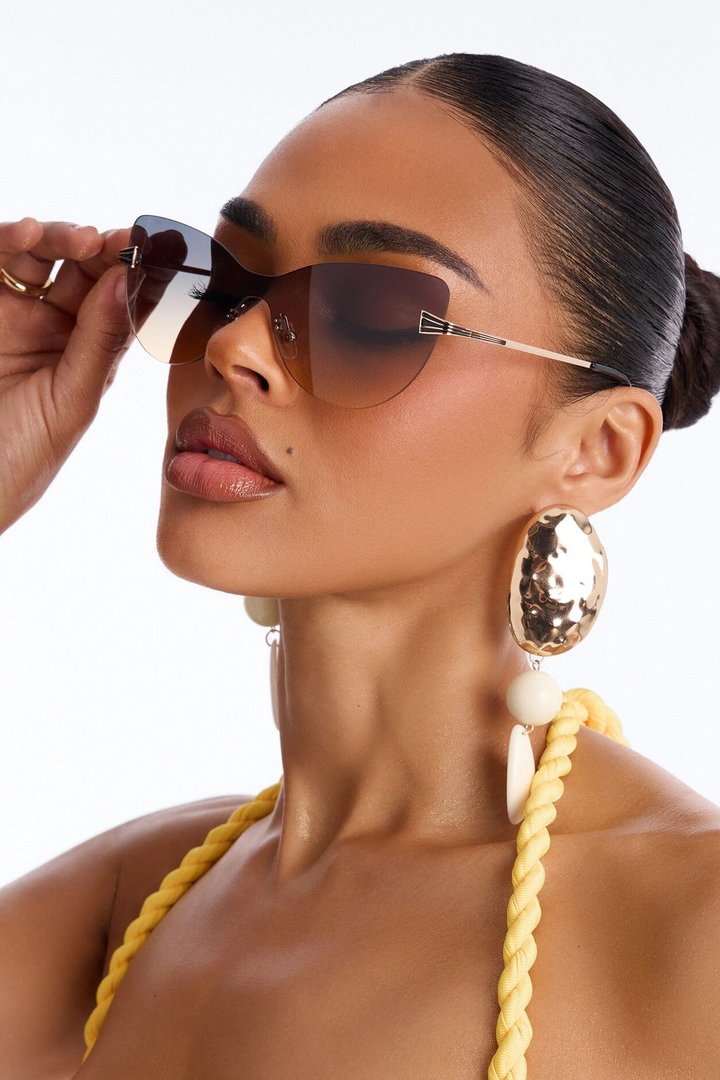 Kennedy Sunglasses - Gold/Green