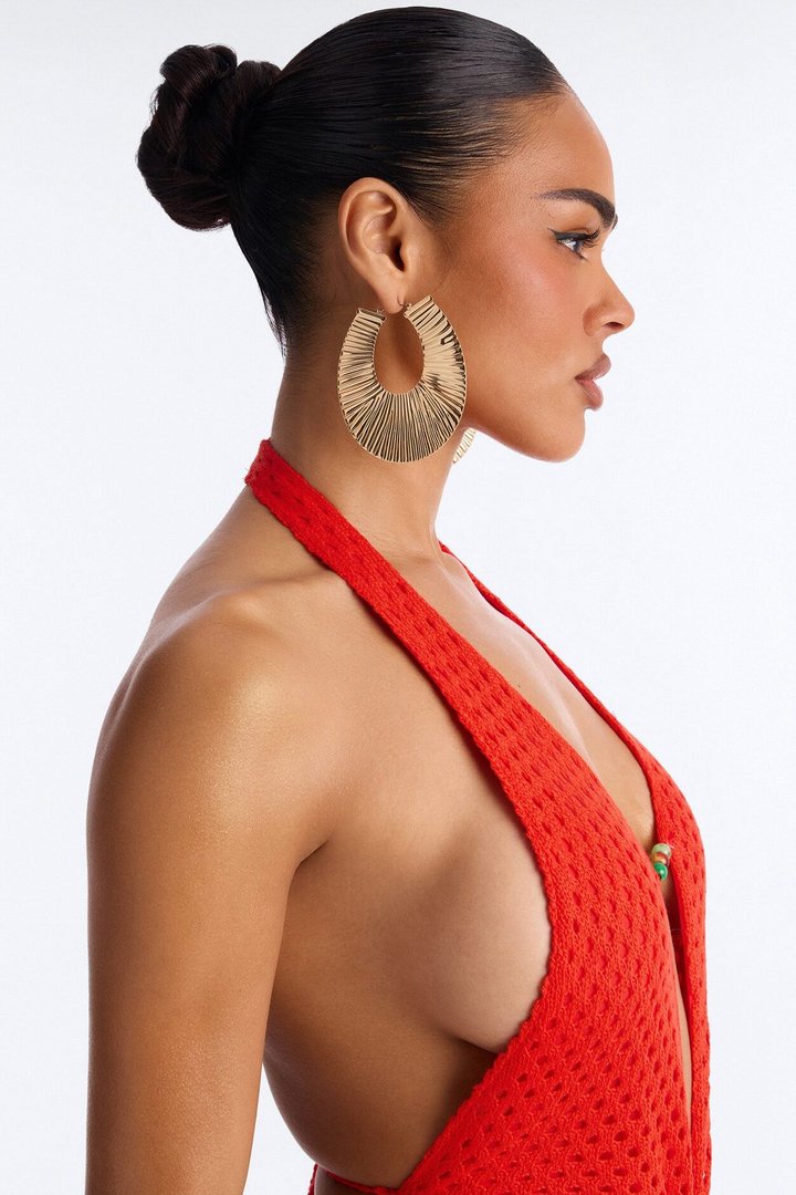 Sleek Hoop Earrings - Gold