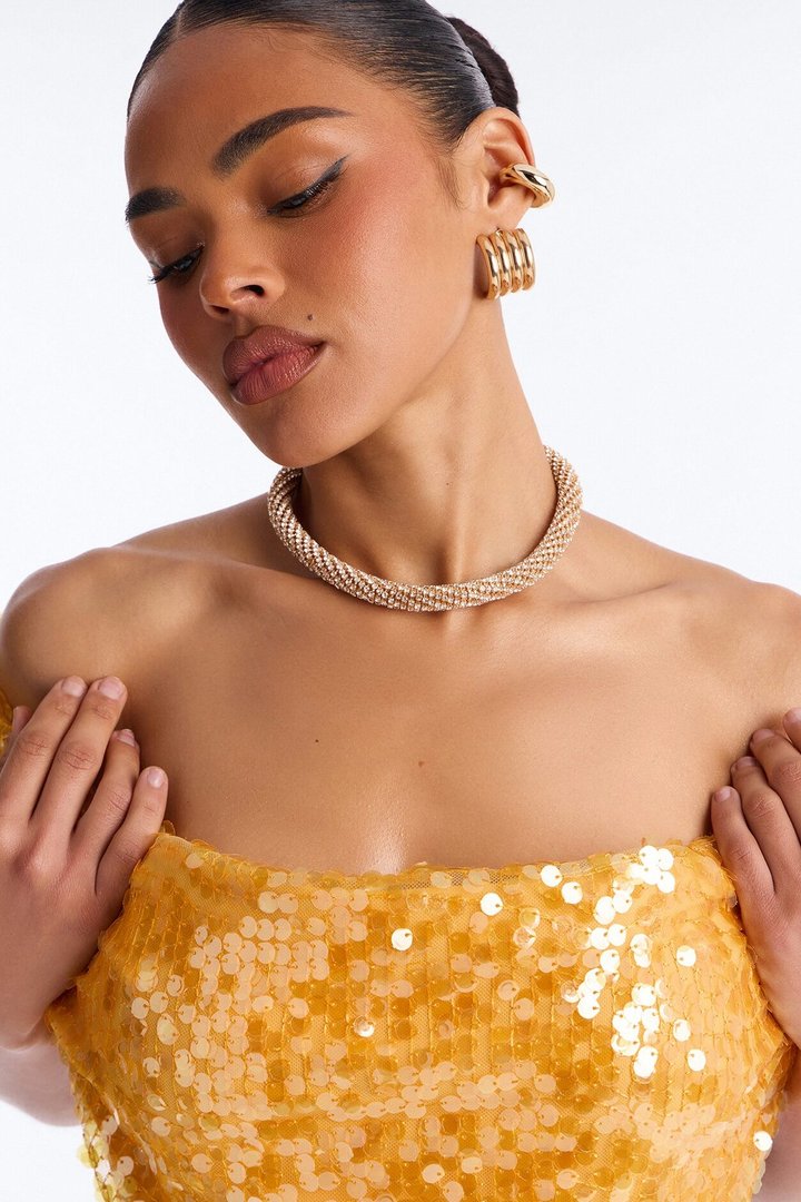 Rich Wife Choker - Gold