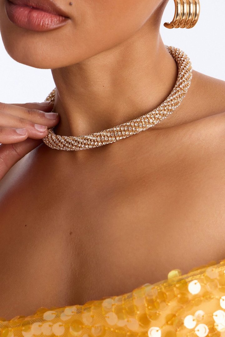 Rich Wife Choker - Gold