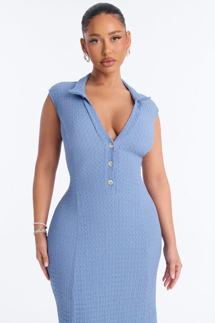 Forever A Classic Maxi Dress - Blue