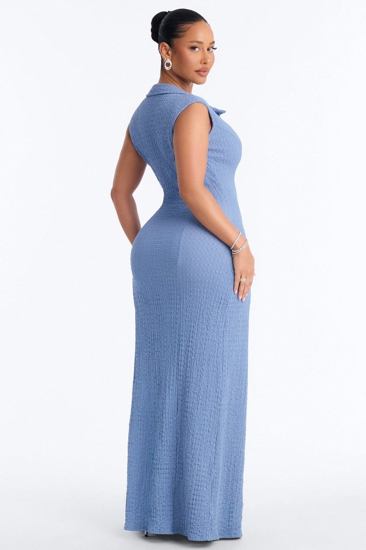 Forever A Classic Maxi Dress - Blue