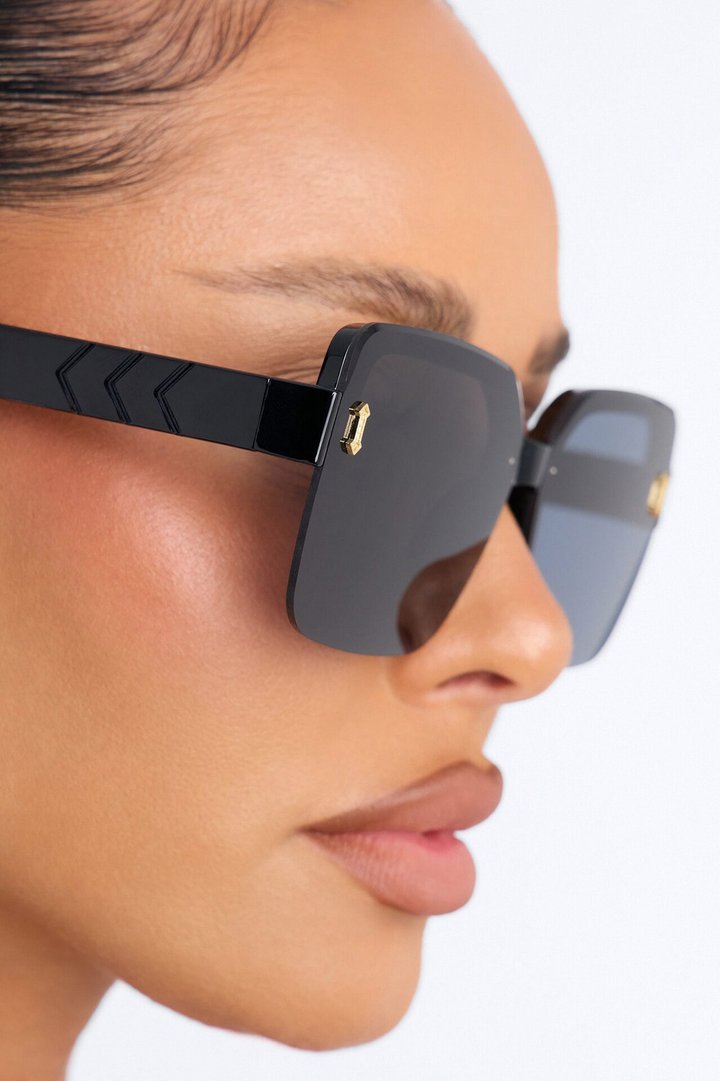 Wander Away Sunglasses - Black