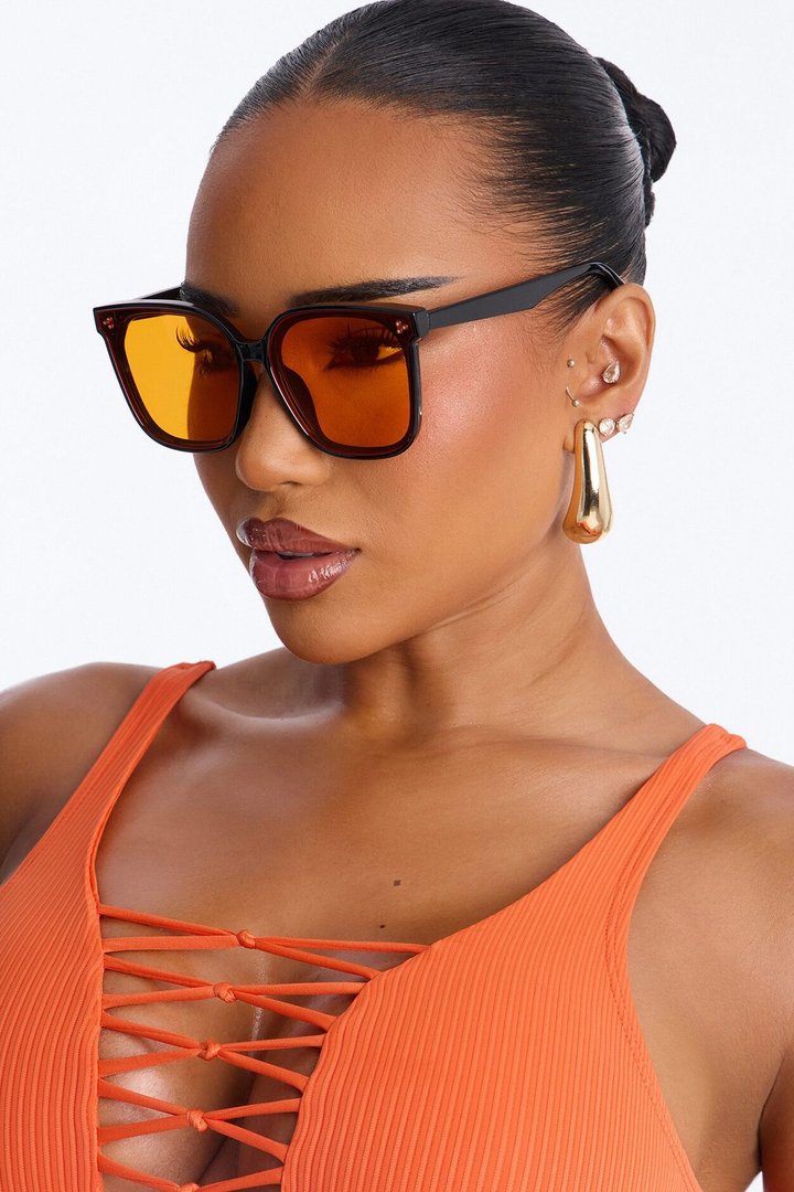 Easy Living Sunglasses - Black/Orange
