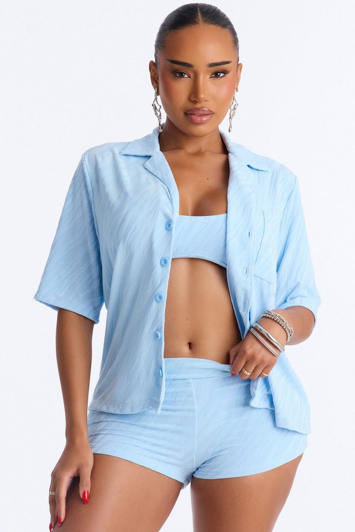 Lagoon Baby 3 Piece Bikini Set - Blue