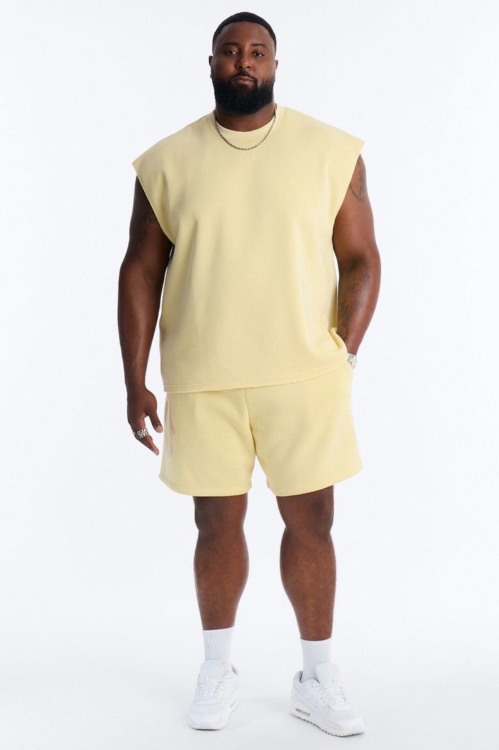 Tyson Sweatshort - Butter Yellow