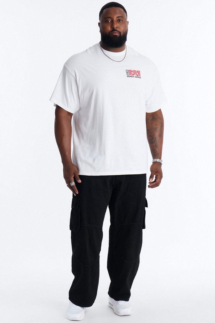 Osaka Japan Tiger Short Sleeve Tee - White