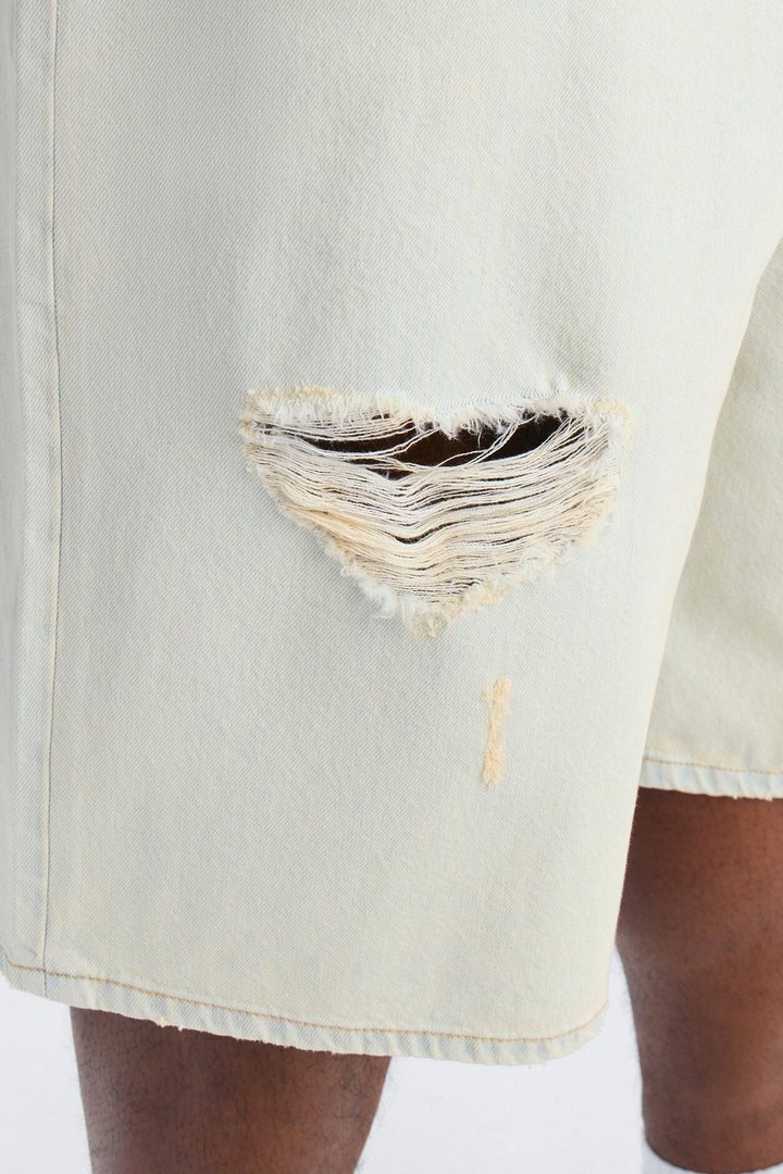 Baggy Arctic Denim Short - Light Wash
