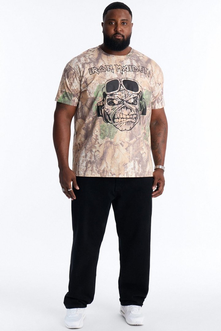 Iron Maiden Camo Short Sleeve Tee - Camouflage