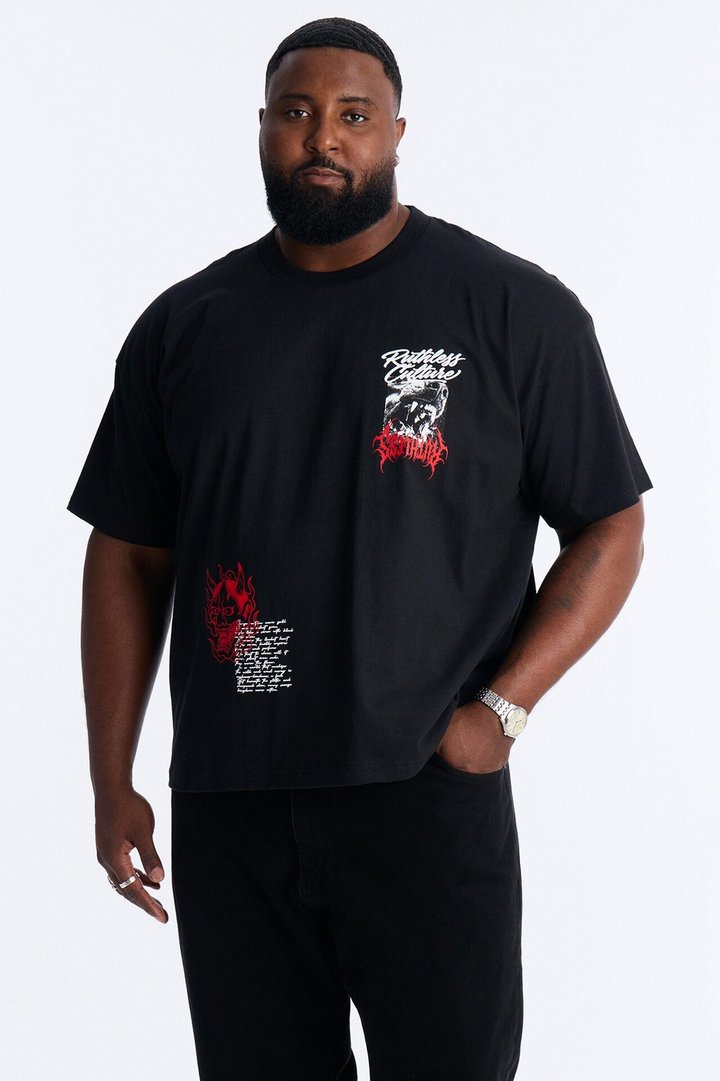 Ruthless Culture Forever Boxy Short Sleeve Tee - Black